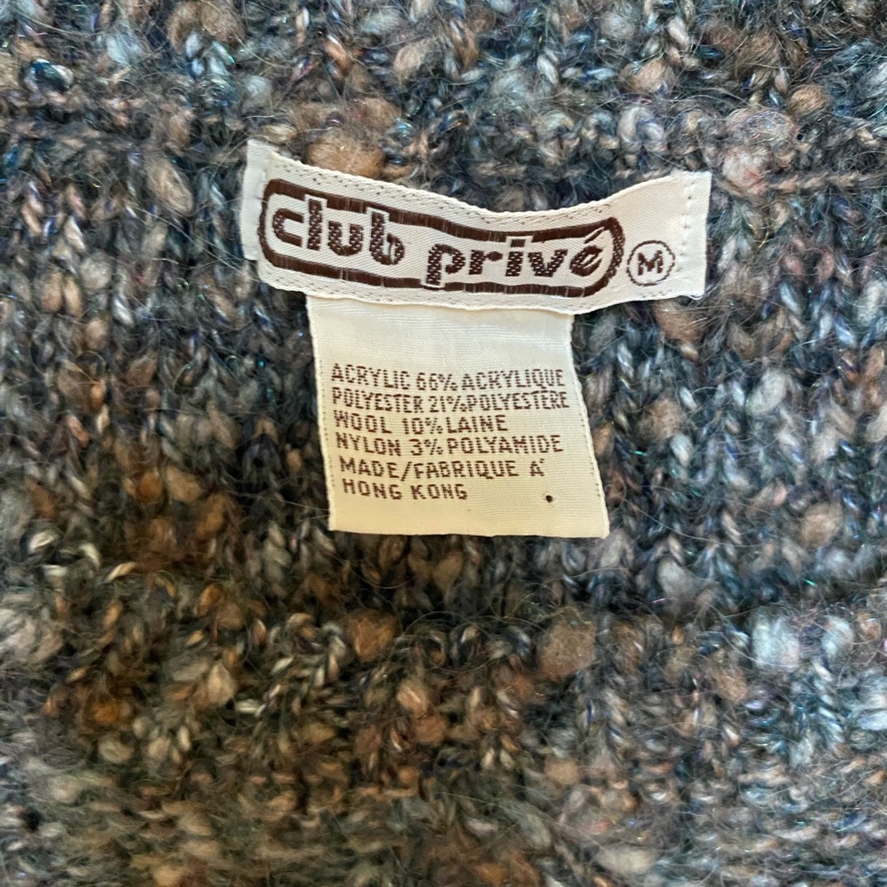 Vintage Club Prive sweater vest with Pom Pom detail - Picture 3 of 3